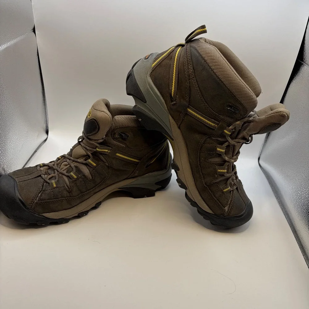Keen Targhee II Mid Waterproof Hiking Boots Mens 11.5 Brown 1002375